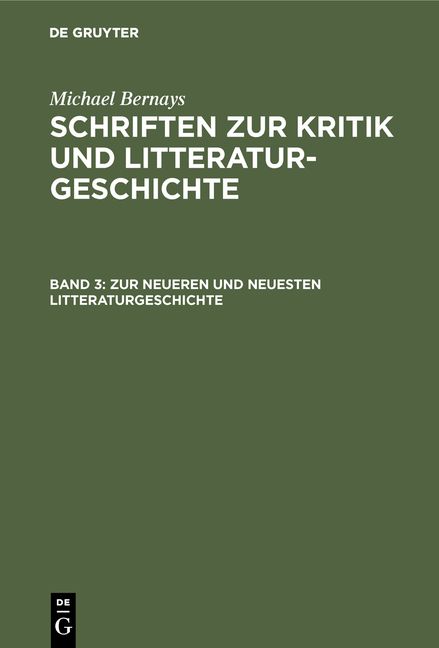 Produktbild: Zur neueren und neuesten Litteraturgeschichte