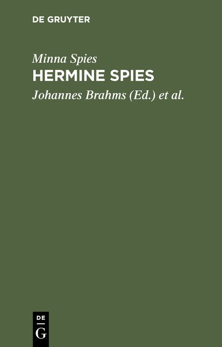 Produktbild: Hermine Spies