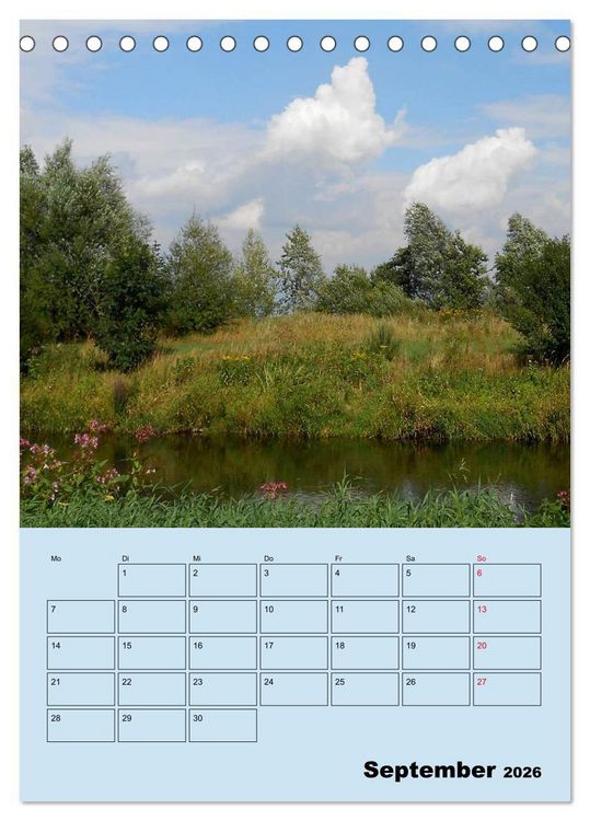 Produktbild: Leinemasch (Tischkalender 2026 DIN A5 hoch), CALVENDO Monatskalender