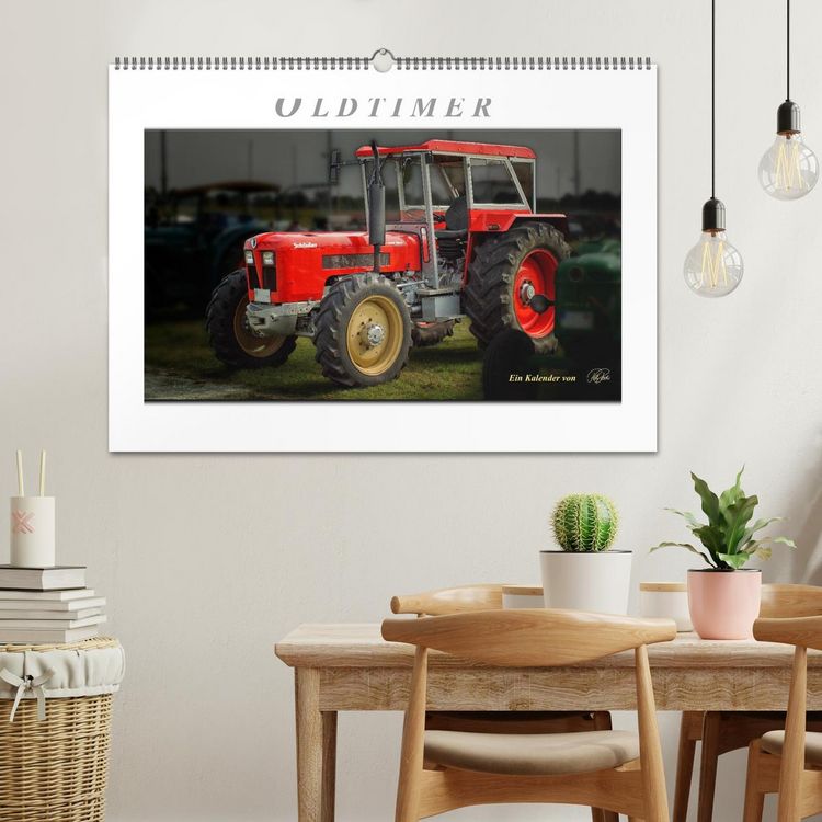 Produktbild: Oldtimer - Traktor Liebe (Wandkalender 2026 DIN A2 quer), CALVENDO Monatskalender