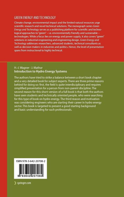 Produktbild: Introduction to Hydro Energy Systems