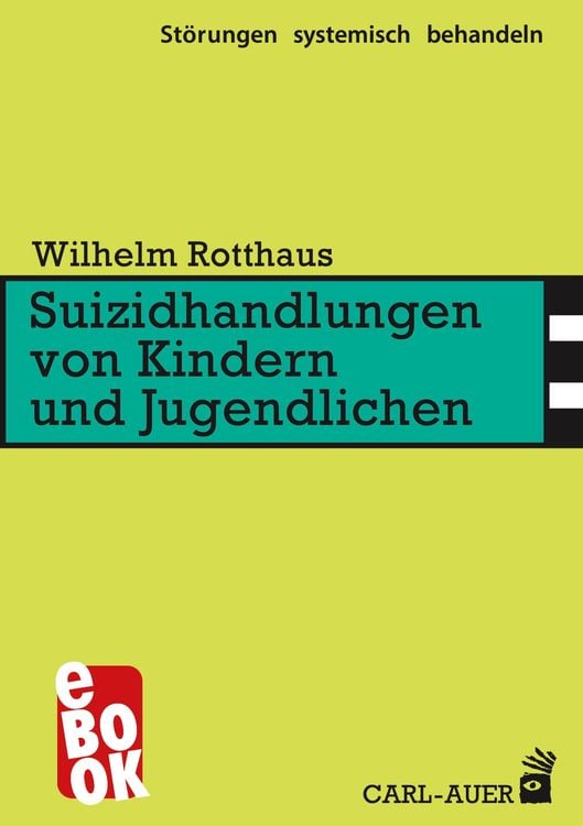 Produktbild: Suizidhandlungen von Kindern und Jugendlichen