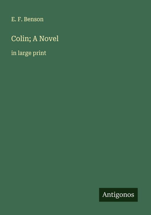 Produktbild: Colin; A Novel