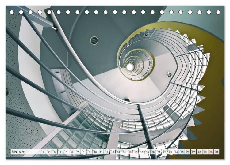 Produktbild: Treppenh&auml;user architektonische Kunstwerke (Tischkalender 2027 DIN A5 quer), CALVENDO Monatskalender