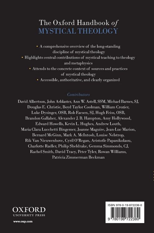 Produktbild: Oxford Handbook of Mystical Theology