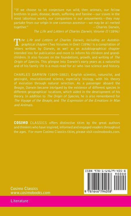 Produktbild: The Life and Letters of Charles Darwin, Two Volumes in One