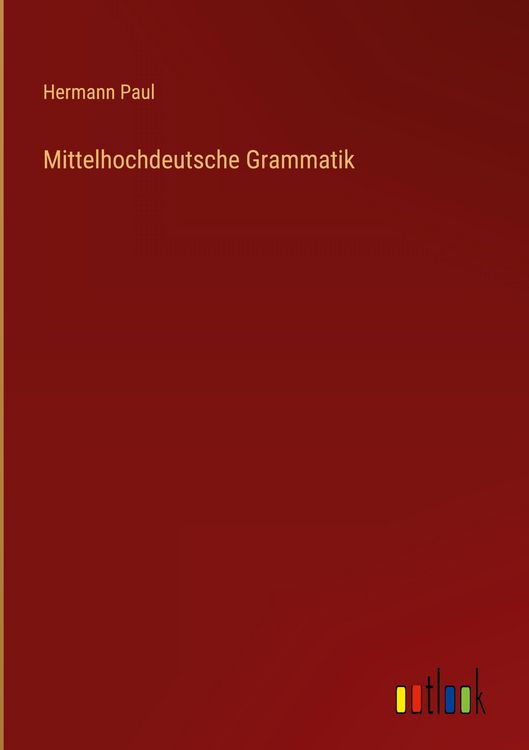 Produktbild: Mittelhochdeutsche Grammatik