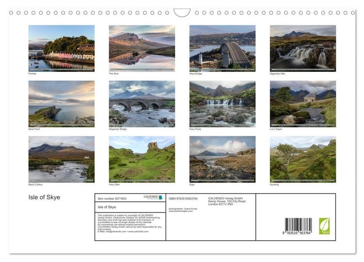 Produktbild: Isle of Skye (Wall Calendar 2026 DIN A3 landscape), CALVENDO 12 Month Wall Calendar