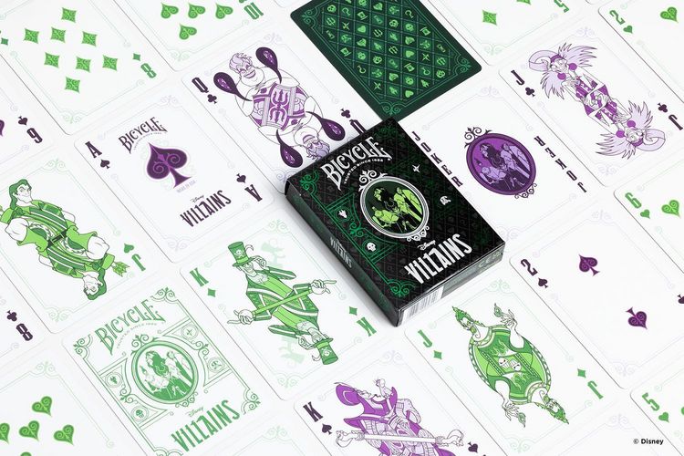 Produktbild: Bicycle Disney - Green & Purple Villains