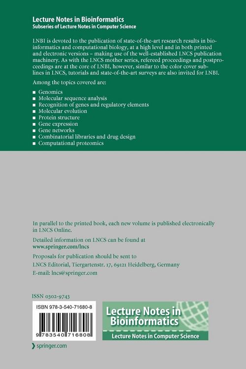 Produktbild: Research in Computational Molecular Biology
