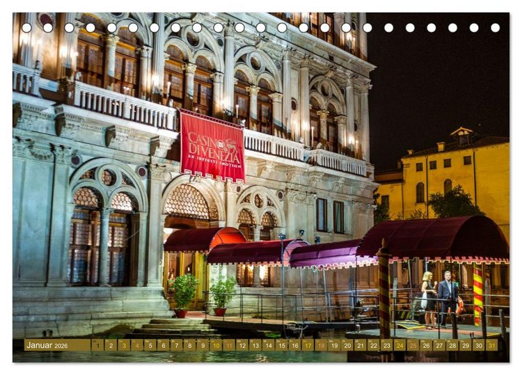 Produktbild: Venedig - Traum in der Lagune (Tischkalender 2026 DIN A5 quer), CALVENDO Monatskalender