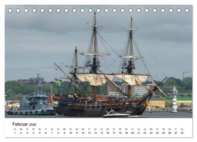 Produktbild: Impressionen von der Kieler F&ouml;rde (Tischkalender 2026 DIN A5 quer), CALVENDO Monatskalender