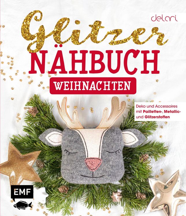 Produktbild: Das Glitzer-N&auml;hbuch - Weihnachten