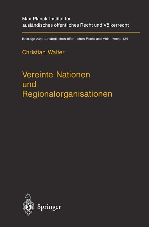 Produktbild: Vereinte Nationen und Regionalorganisationen