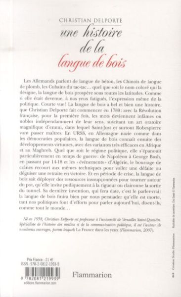 Produktbild: Une histoire de la langue de bois