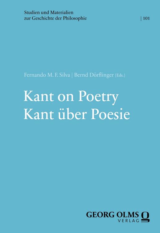 Produktbild: Kant on Poetry | Kant &uuml;ber Poesie