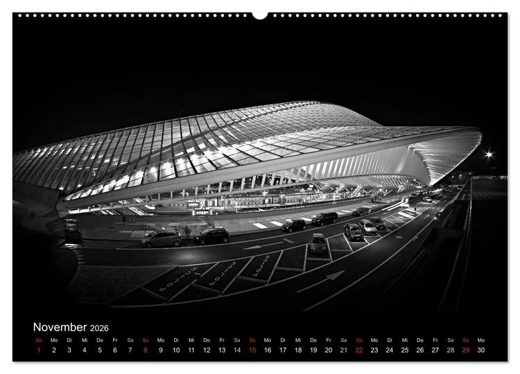 Produktbild: Black-Schwarz-Noir 2026 (Wandkalender 2026 DIN A2 quer), CALVENDO Monatskalender