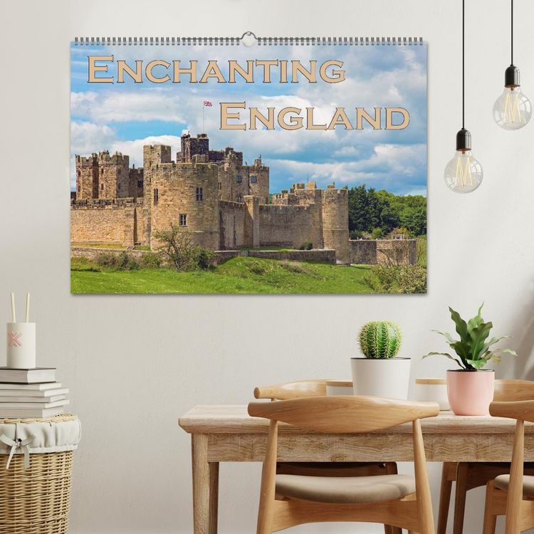 Produktbild: Enchanting England (Wall Calendar 2026 DIN A2 landscape), CALVENDO 12 Month Wall Calendar