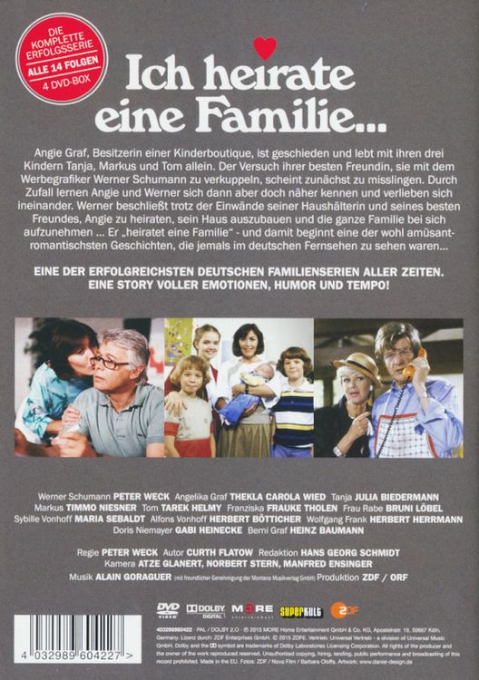 Produktbild: Ich heirate eine Familie - Die komplette Serie [4 DVDs]