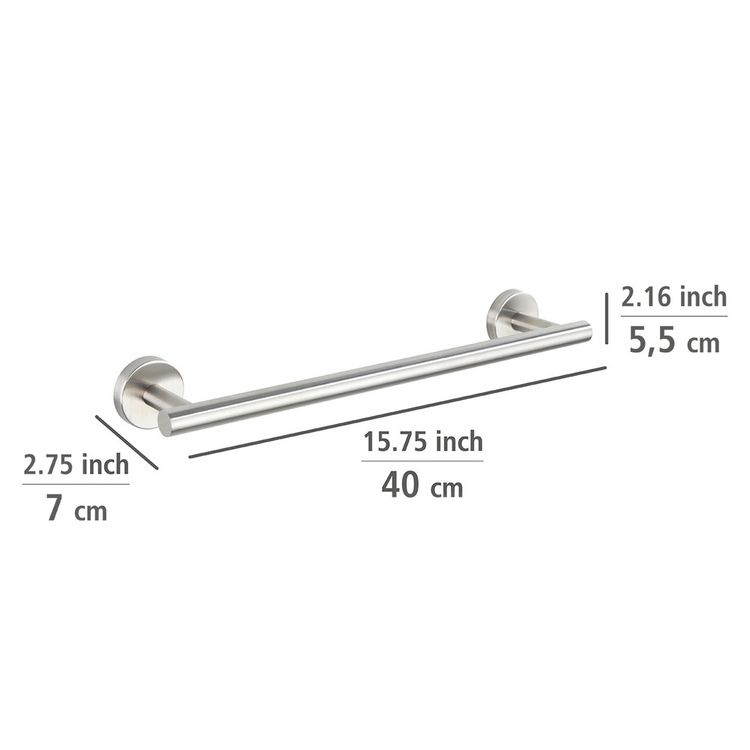 Produktbild: Badetuchstange Mod. Bosio Edelstahl Matt, rostfrei, 40 cm