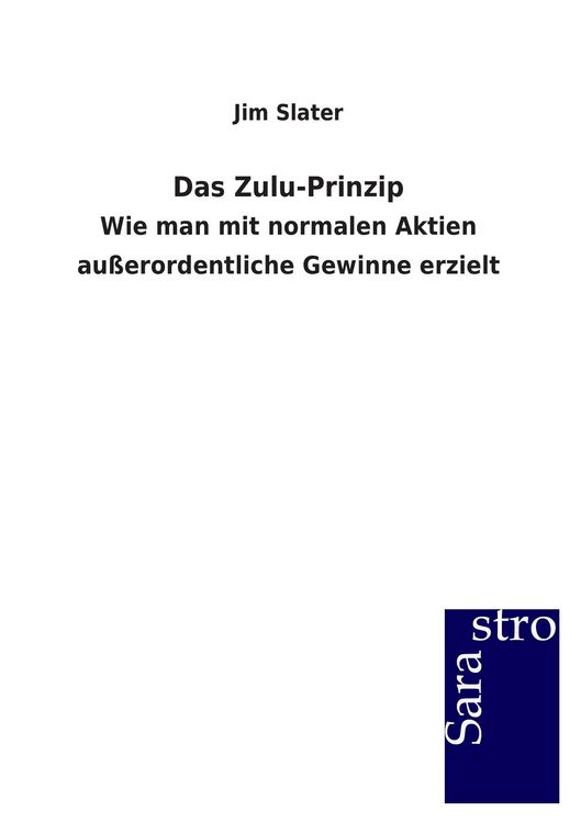 Produktbild: Das Zulu-Prinzip