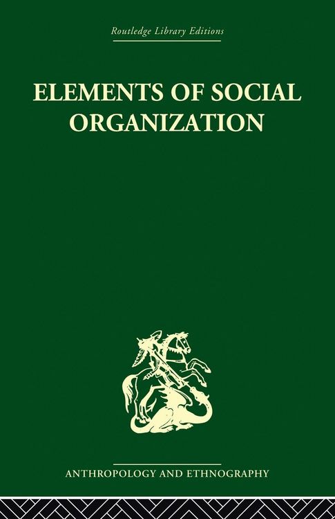 Produktbild: Elements of Social Organisation