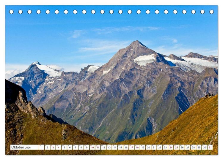 Produktbild: Der Nationalpark Hohe Tauern (Tischkalender 2026 DIN A5 quer), CALVENDO Monatskalender