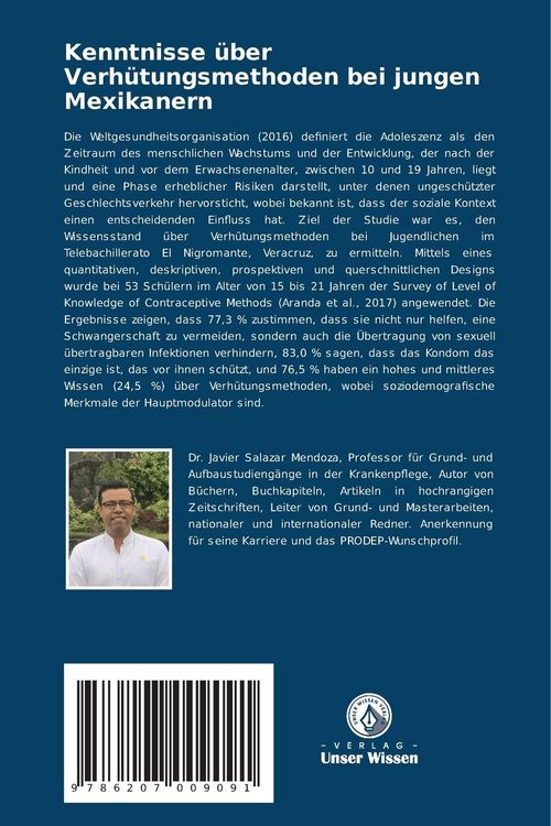 Produktbild: Kenntnisse &uuml;ber Verh&uuml;tungsmethoden bei jungen Mexikanern