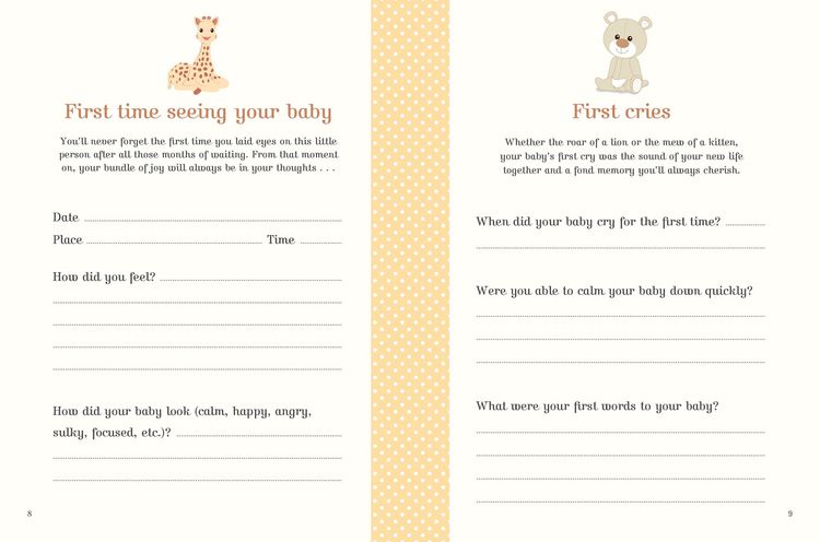 Produktbild: My Book of Firsts with Sophie La Girafe(r)