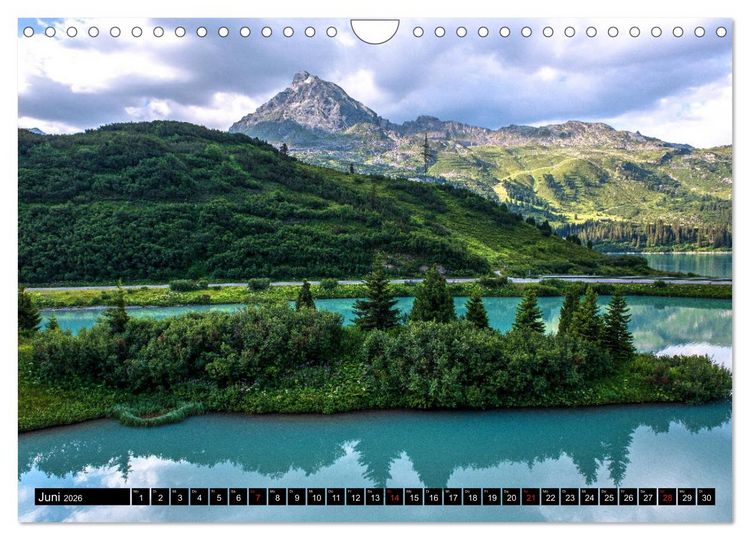 Produktbild: Wanderparadies Montafon (Wandkalender 2026 DIN A4 quer), CALVENDO Monatskalender