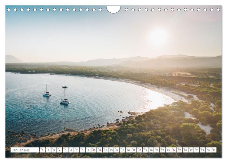 Produktbild: Sardinien. Sch&ouml;ne Landschaften und bunte St&auml;dte. (Wandkalender 2026 DIN A4 quer), CALVENDO Monatskalender