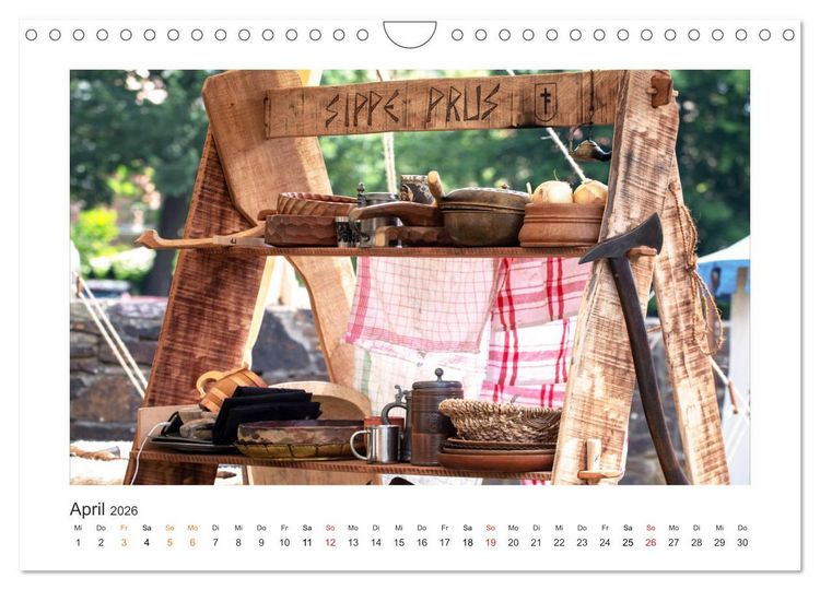 Produktbild: Mittelalter - Zeit unserer Ahnen (Wandkalender 2026 DIN A4 quer), CALVENDO Monatskalender