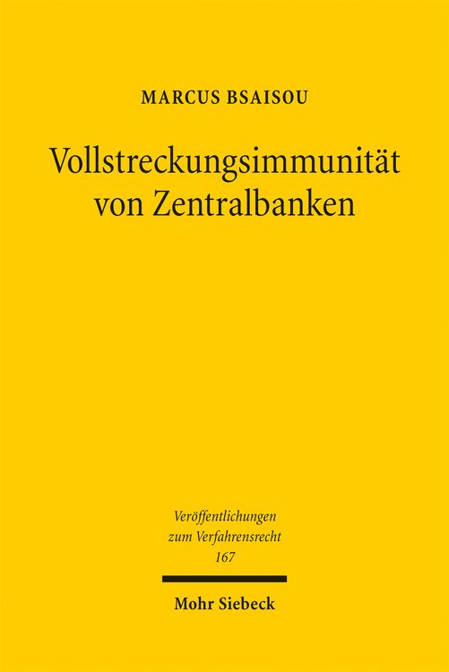 Produktbild: Vollstreckungsimmunit&auml;t von Zentralbanken