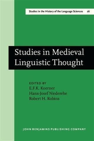 Produktbild: Studies in Medieval Linguistic Thought