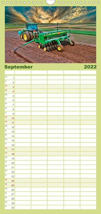 Produktbild: Familienplaner Landwirtschaft - die Zukunft ist digital (Wandkalender 2022 , 21 cm x 45 cm, hoch)