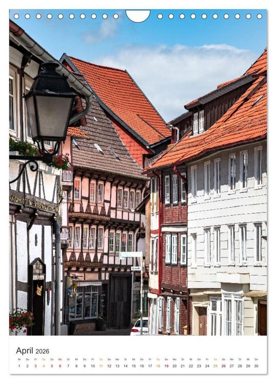 Produktbild: Die Stadt Hornburg (Wandkalender 2026 DIN A4 hoch), CALVENDO Monatskalender