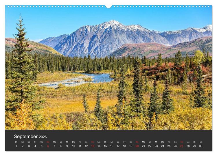 Produktbild: Alaska 2026 - faszinierend anders (Wandkalender 2026 DIN A2 quer), CALVENDO Monatskalender