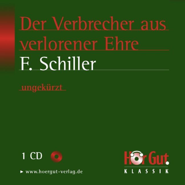 Produktbild: Der Verbrecher aus verlorener Ehre