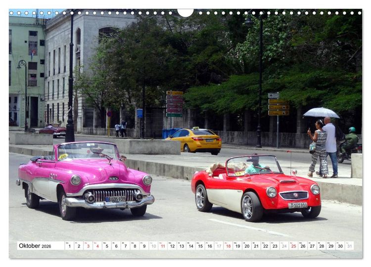 Produktbild: Englische Roadster - Oldtimer Schmuckst&uuml;cke der F&uuml;nfziger Jahre (Wandkalender 2026 DIN A3 quer), CALVENDO Monatskalender