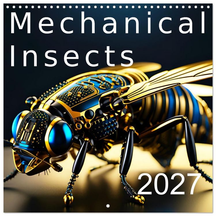 Produktbild: Mechanical Insects (Wall Calendar 2027 12 &times; 12 Inch) CALVENDO 12 Month Wall Calendar