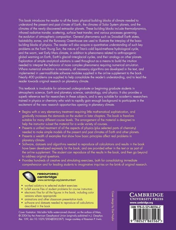 Produktbild: Principles of Planetary Climate