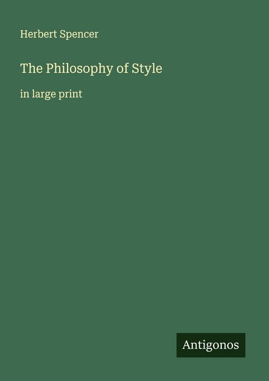 Produktbild: The Philosophy of Style