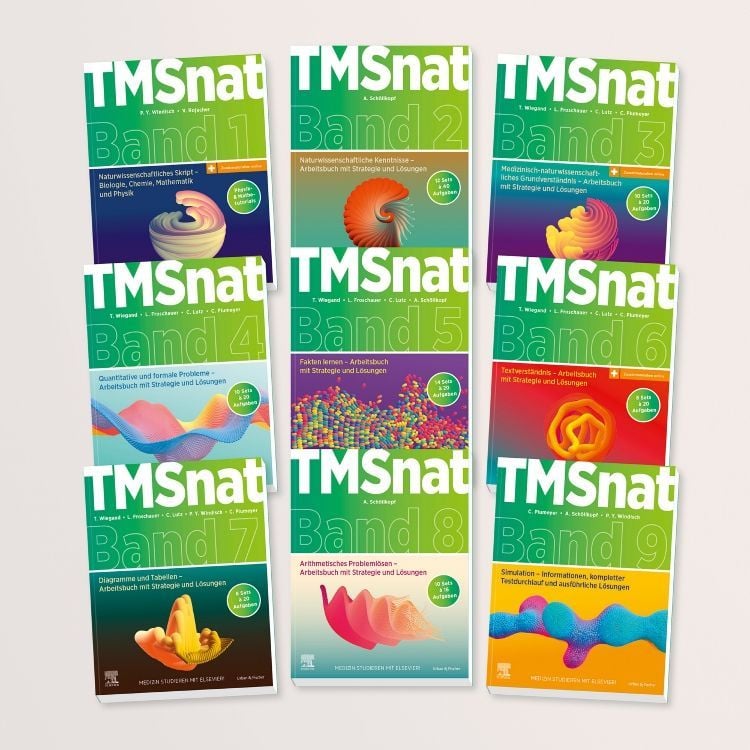 Produktbild: TMSnat Kompendium 2027 - gro&szlig;es naturwissenschaftliches Lehrbuch, &Uuml;bungsaufgaben f&uuml;r alle Untertests, Simulation & Infos