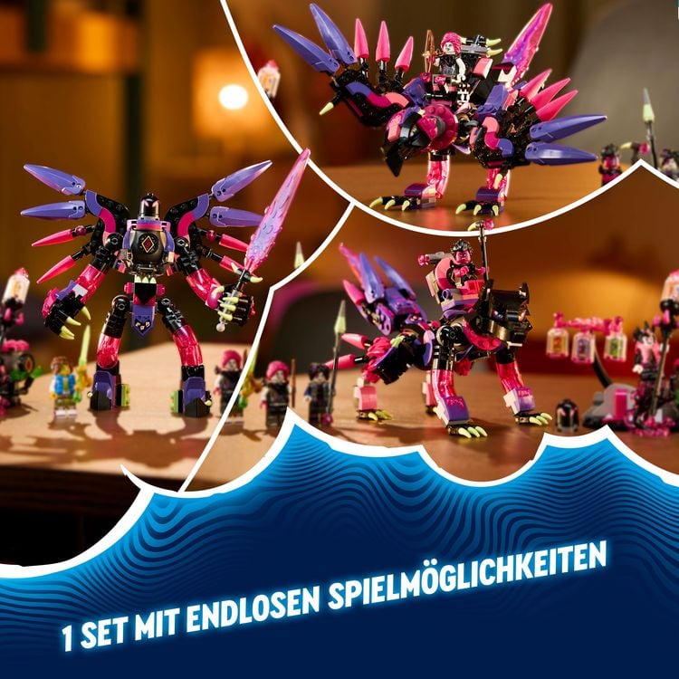 LEGO DREAMZzz 3-in-1 Die Albtraumkreaturen der Nimmerhexe 71483
