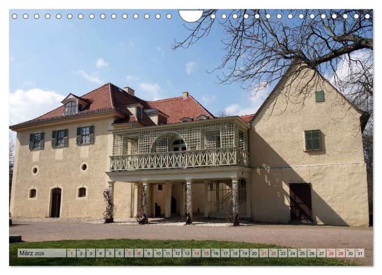 Produktbild: Schl&ouml;sser- und Burgenland Th&uuml;ringen (Wandkalender 2026 DIN A4 quer), CALVENDO Monatskalender