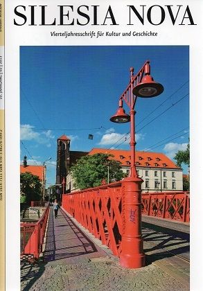 Produktbild: Silesia Nova. Zeitschrift f&uuml;r Kultur und Geschichte / Silesia Nova