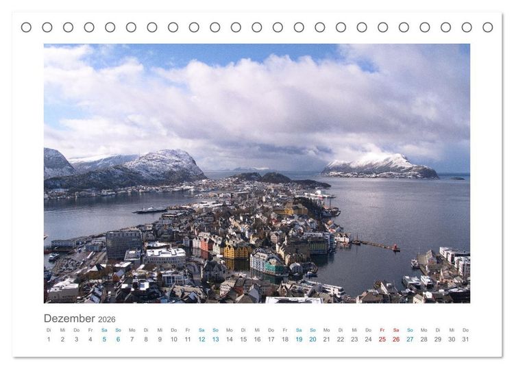 Produktbild: Kurs Nord - mit dem Postschiff (Tischkalender 2026 DIN A5 quer), CALVENDO Monatskalender