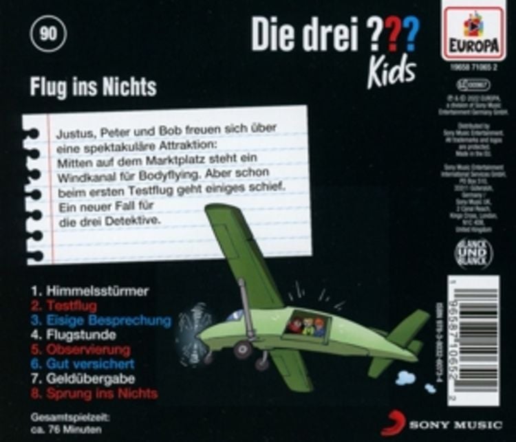Produktbild: Die drei ??? Kids 90 - Flug ins Nichts