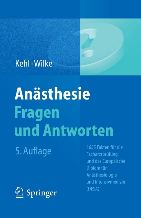 Produktbild: An&auml;sthesie. Fragen und Antworten