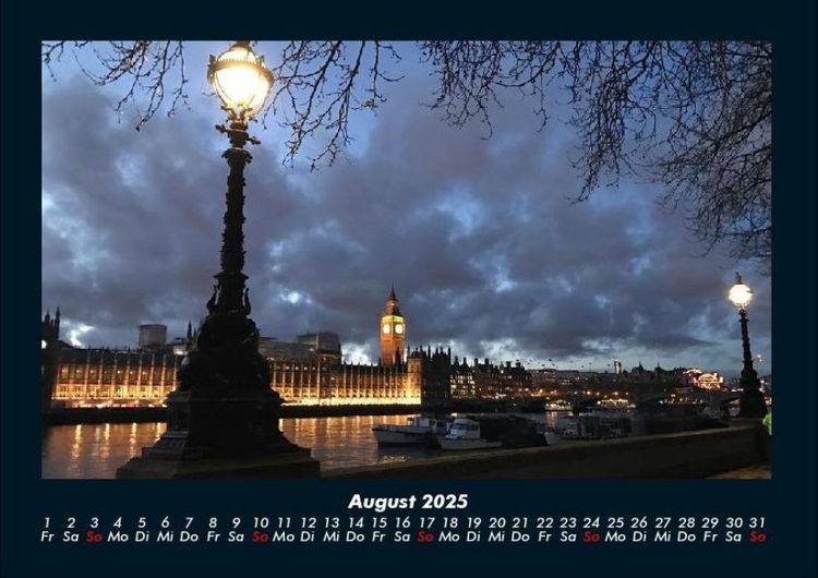 Produktbild: London 2025 Fotokalender DIN A4